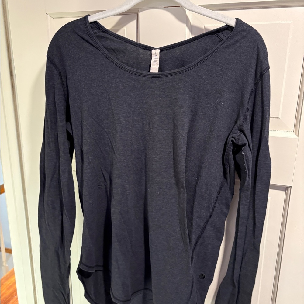 lululemon athletica Dark Gray Long Sleeve Top